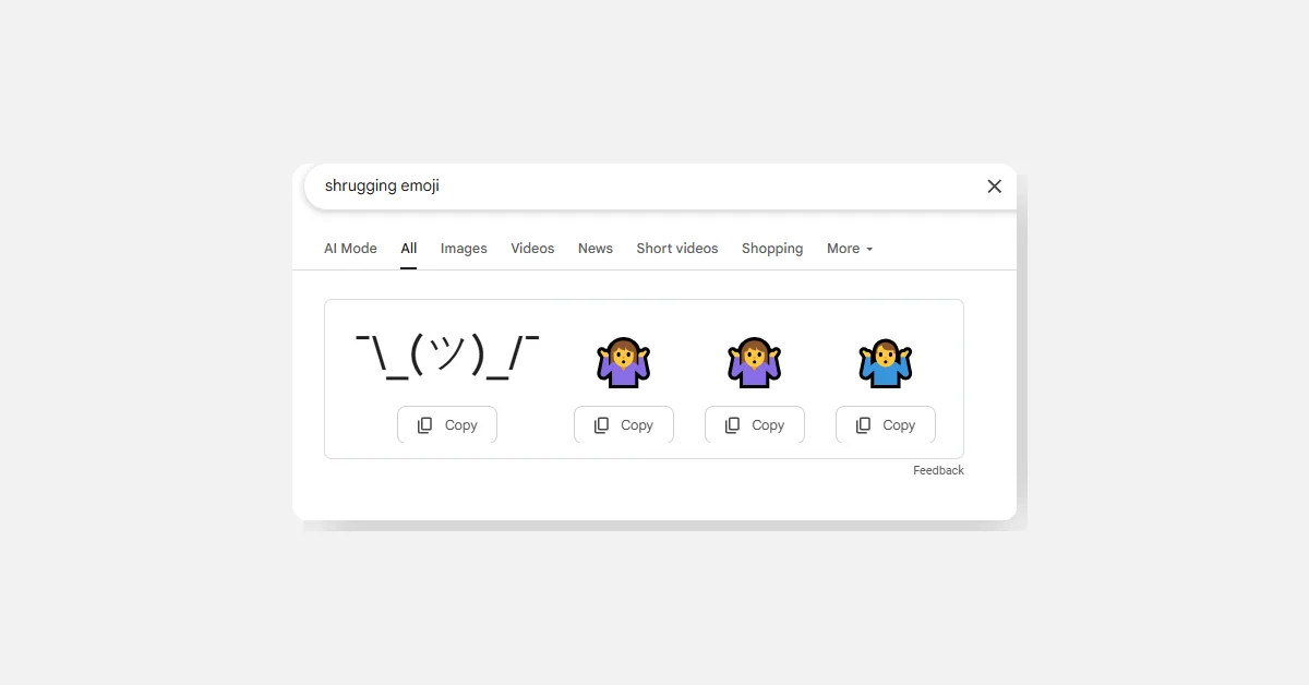 Google Tests New Emoji Answer Feature to Copy Emojis Directly from Search Results