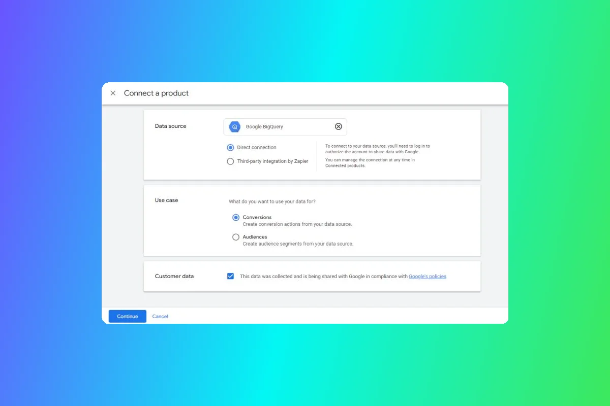 Google Ads Data Manager: Load your First Party Data via BigQuery