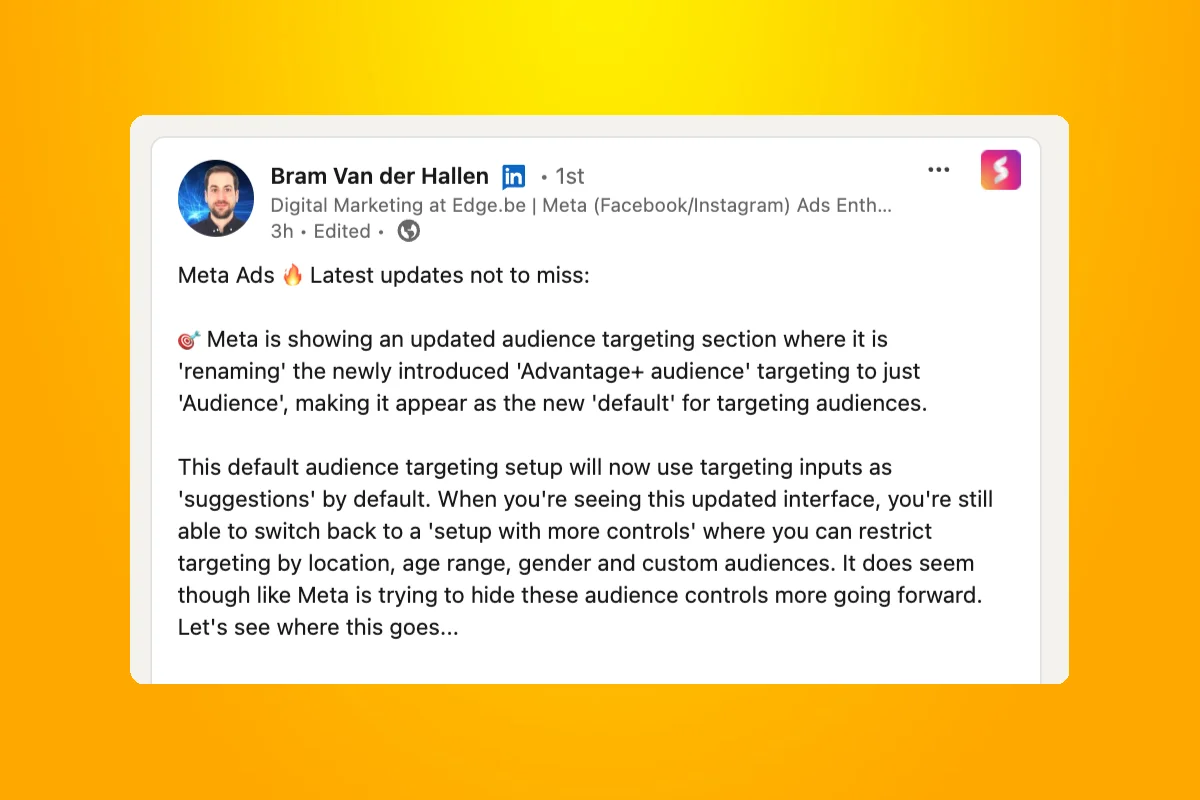 Meta Ads Update: 'Audience' Targeting, Site Links for Facebook Feed Ads, and More