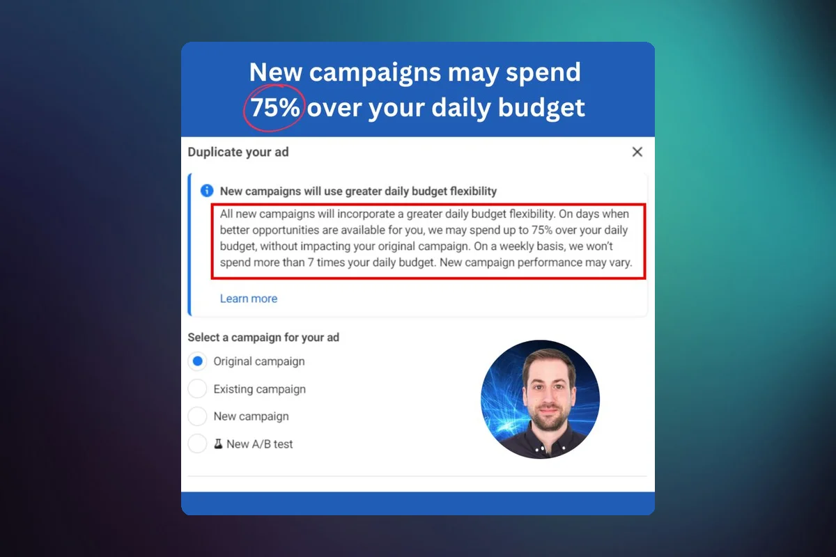 Meta Introduces Daily Budget Flexibility, May Exceed Daily Ad Spend by 75%