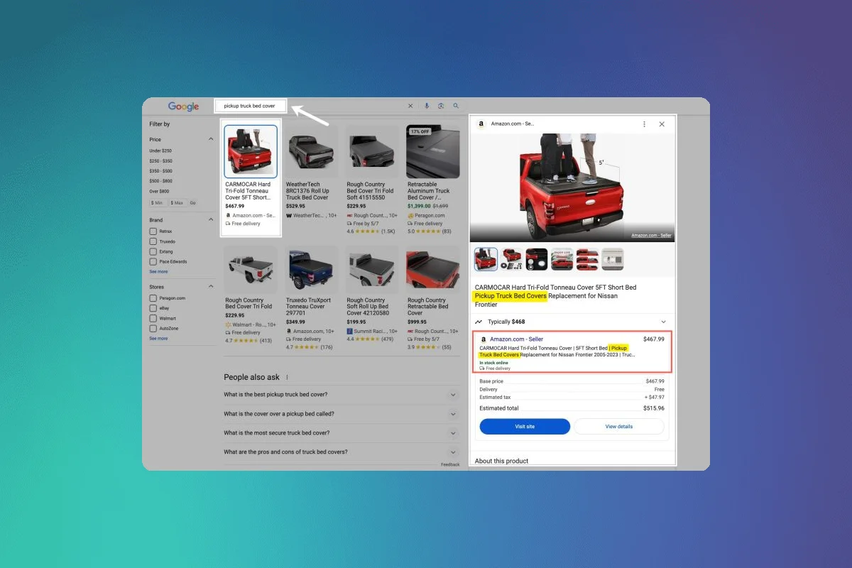 Optimizing Titles for Better Ranking in Google's Organic Product Grids