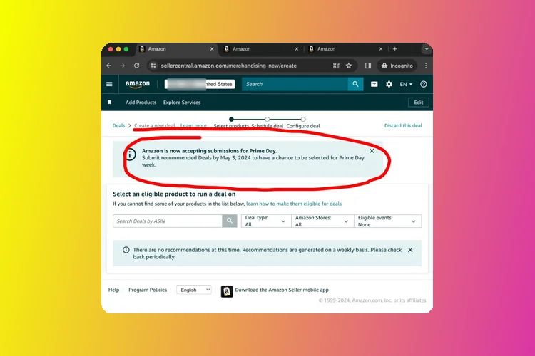 Amazon Sellers: Submit Your Prime Day Deals by May 3