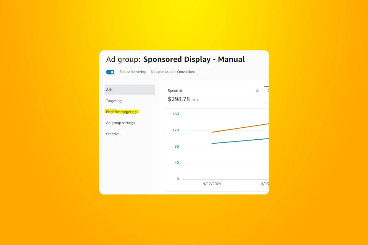 Add Negative Product Targeting to Sponsored Display Campaigns