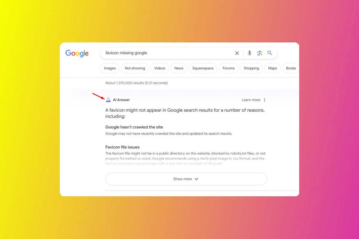 Google Updates SGE Response to 'AI Answer', Replacing 'Generative AI is Experimental'