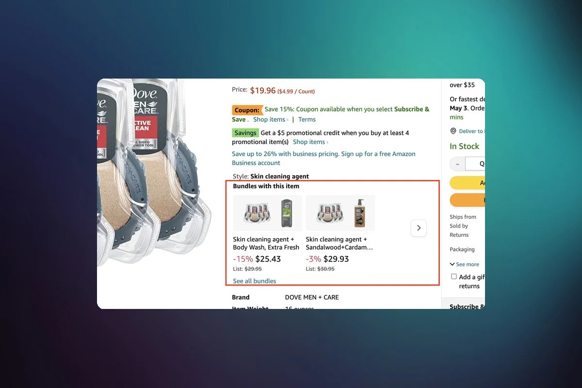 Virtual Bundles: New Placement Boosts Visibility and Conversion