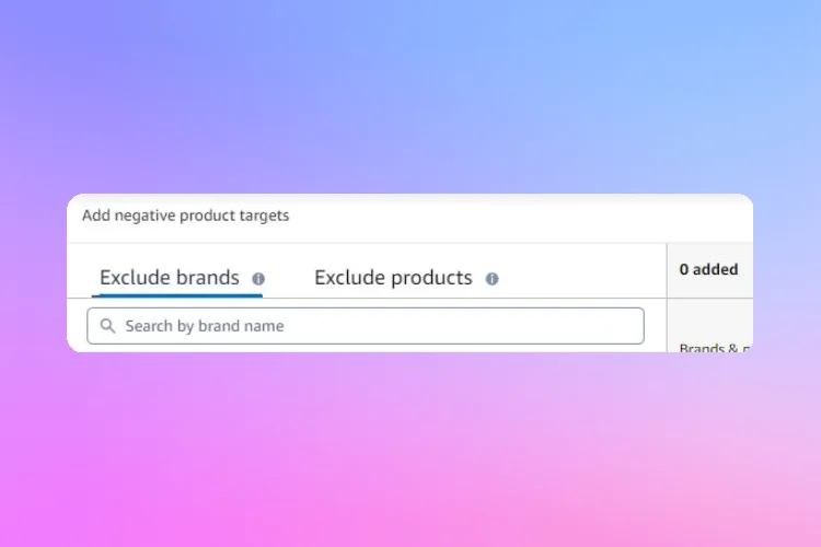 Sponsored Display Category & ASIN Targeting Now Supports Negative Branding