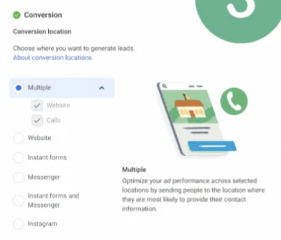 Multiple Conversion Locations Boost Lead Campaigns