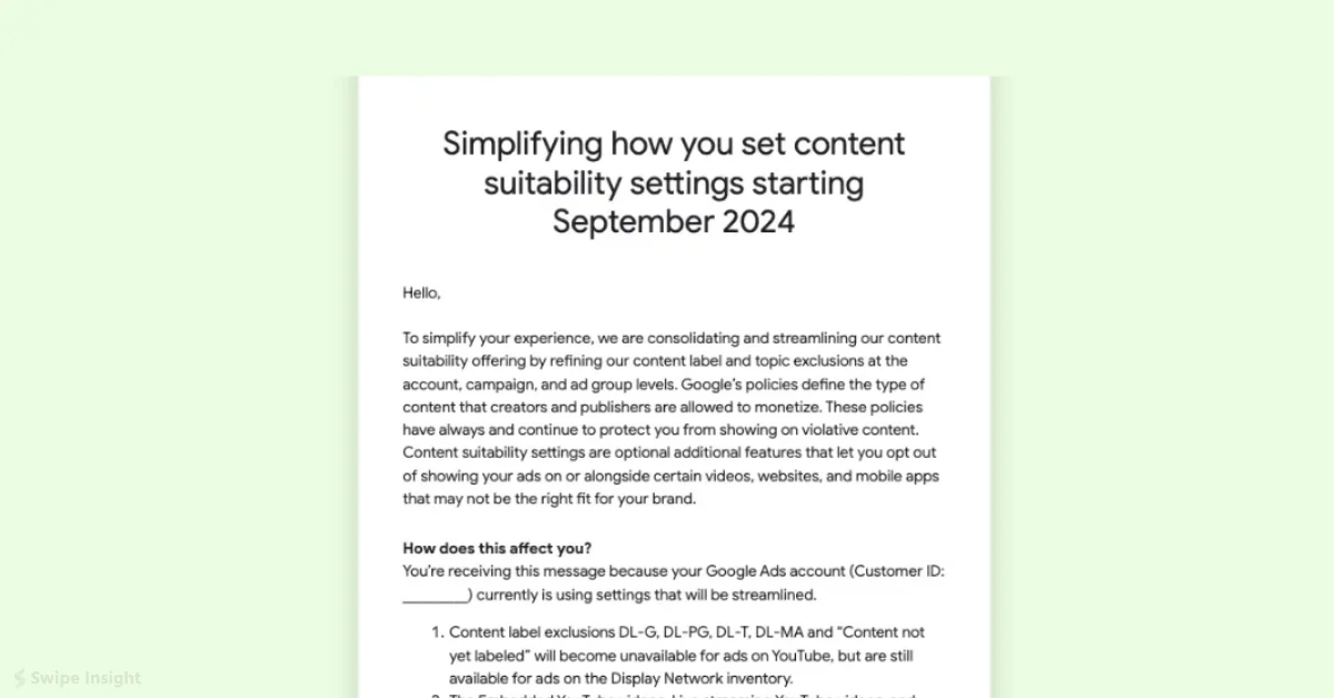Google Consolidates Content Suitability Options for YouTube and Display Network Ads