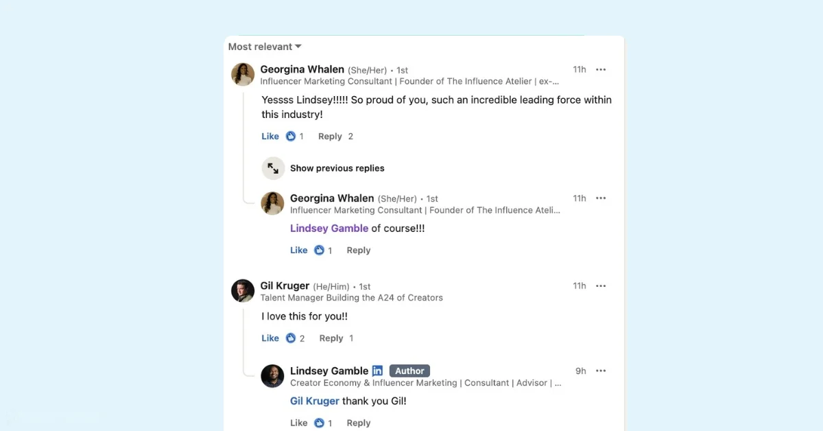 LinkedIn Updates Comment Thread Experience