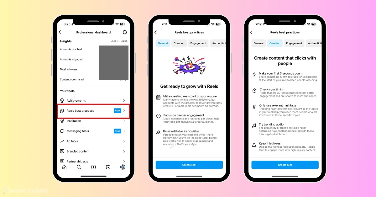 Instagram Shares Tips for Boosting Reels Performance via Professional Dashboard