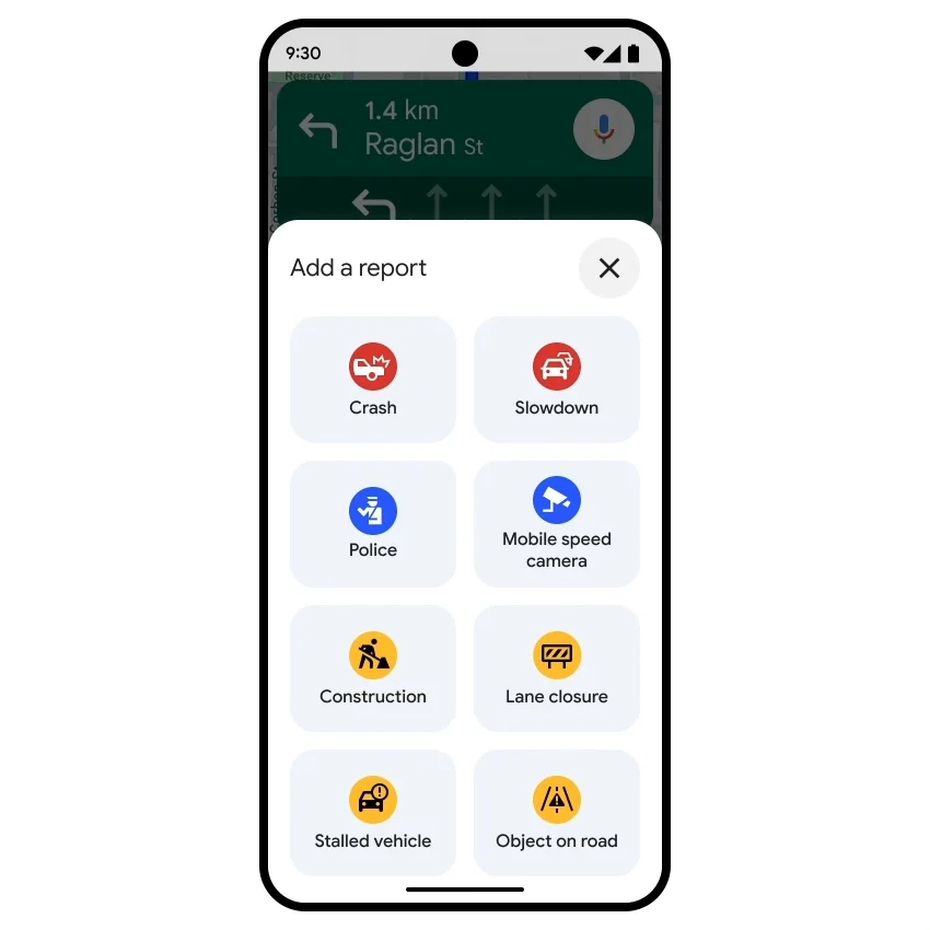 Incident Reporting in Google Maps