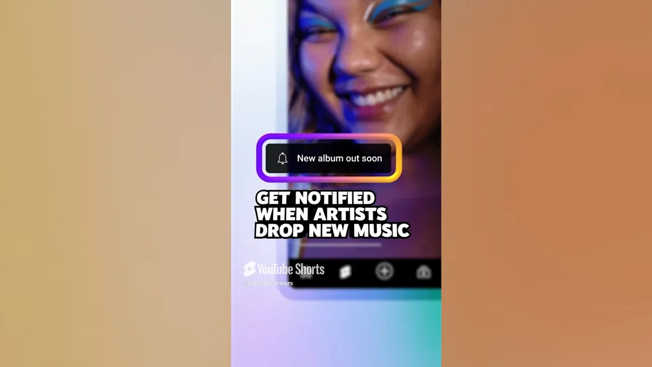 "Notify Me" Option for Shorts Music Previews