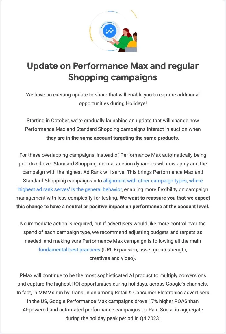Google Ads Updates Auction Dynamics for Performance Max and Shopping Campaigns