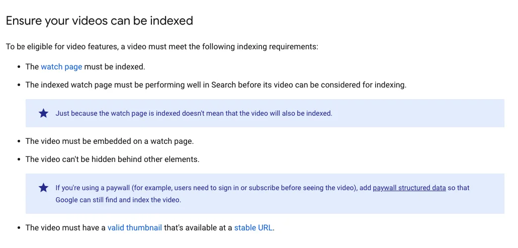 Google Revises Video SEO Documentation: Indexing Criteria and Best Practices