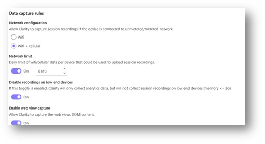 Data Capture Rules