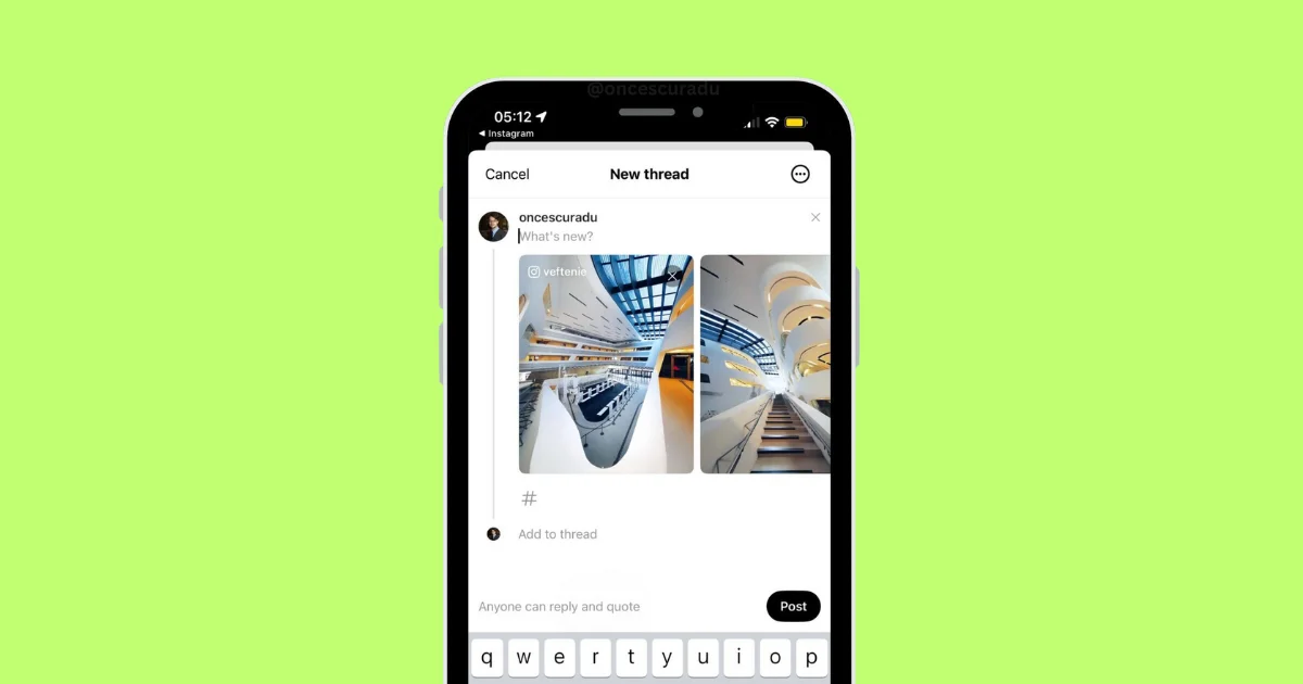 Threads Introduces Direct Sharing of Instagram Posts