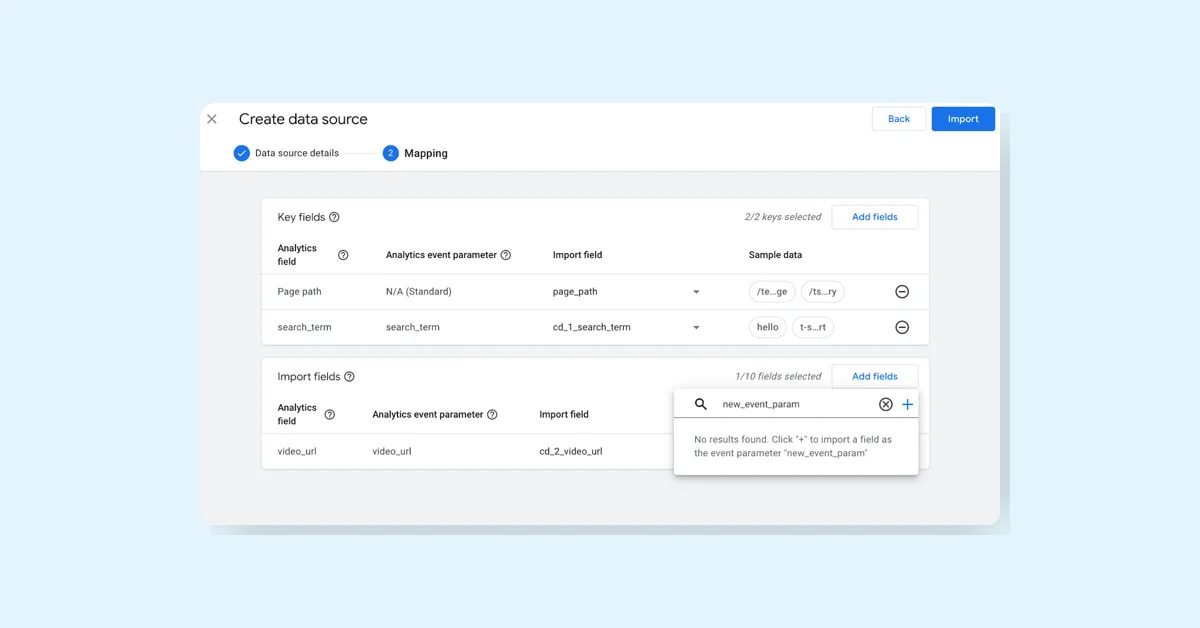 Google Analytics 4 Introduces Custom Event Data Import
