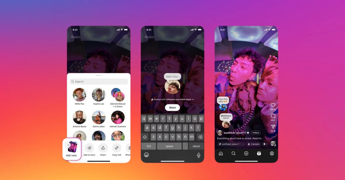 Instagram Adds Notes to Reels and Feed Posts