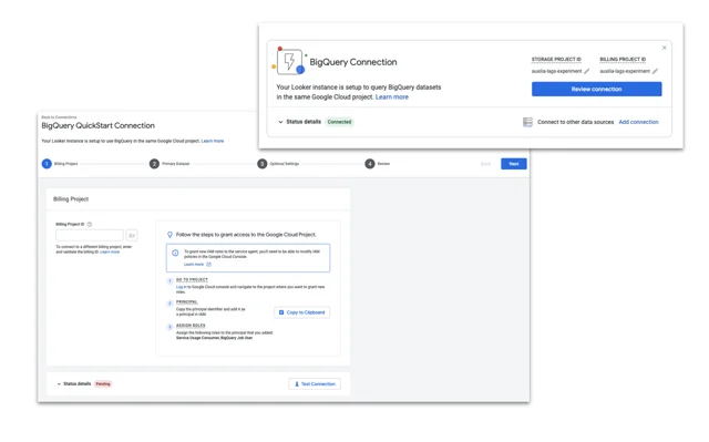 BigQuery Quick Connect