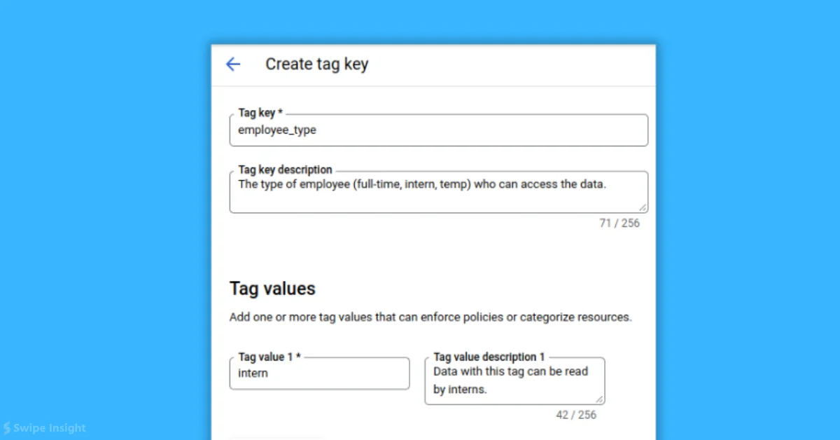 BigQuery tables now support tags for conditional access control using IAM policies