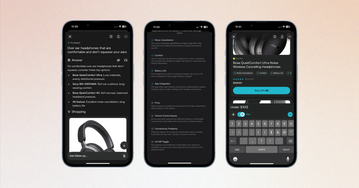 Perplexity introduces new AI-powered shopping assistant for Pro users in the U.S.