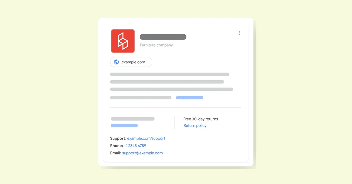 Google Search Adds Organization-Level Return Policy Support for Businesses