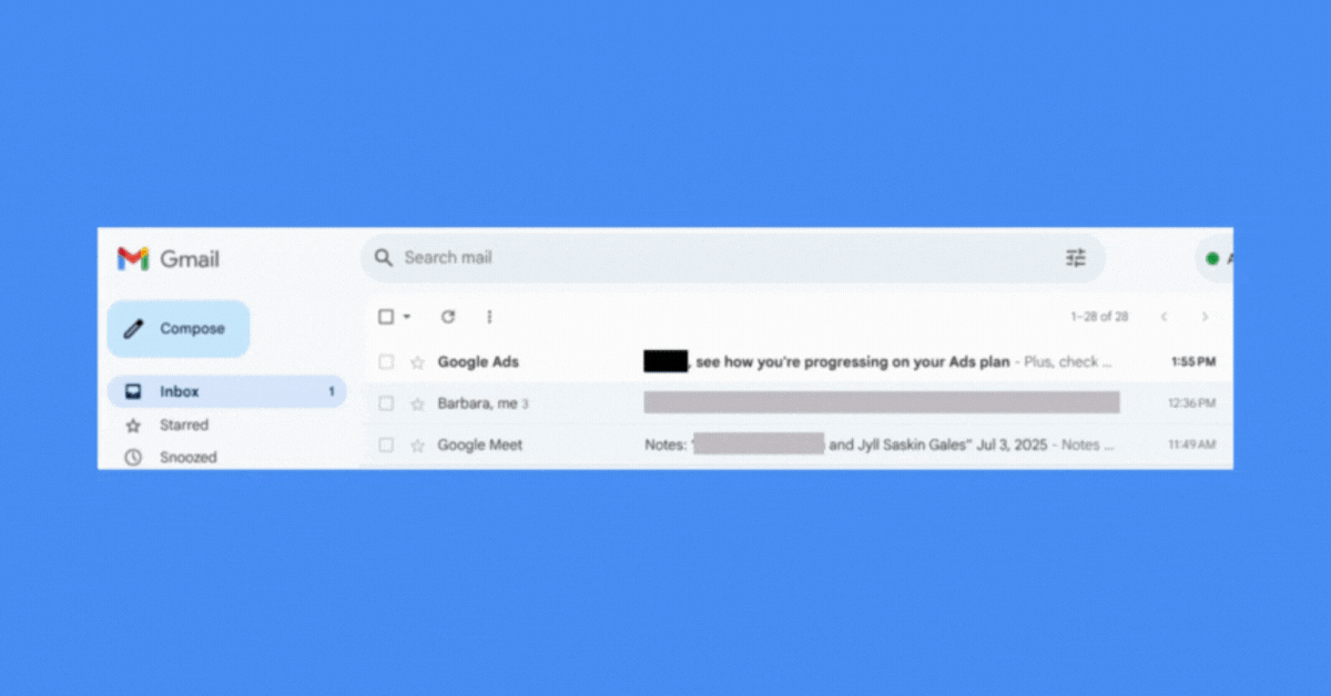 Google Ads Gmail Feature Allows One-Click Recommendation Application