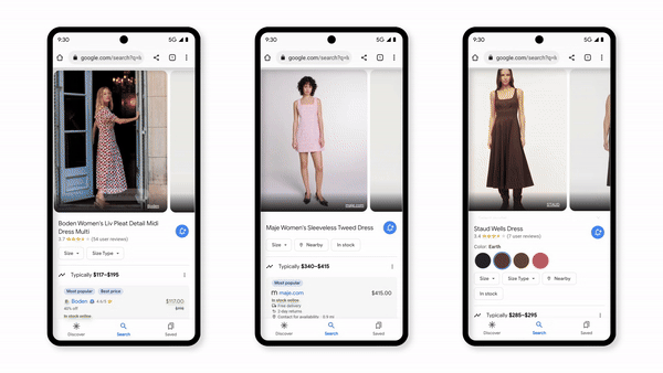 Google Expands AI-Powered Virtual Try-On to Dresses