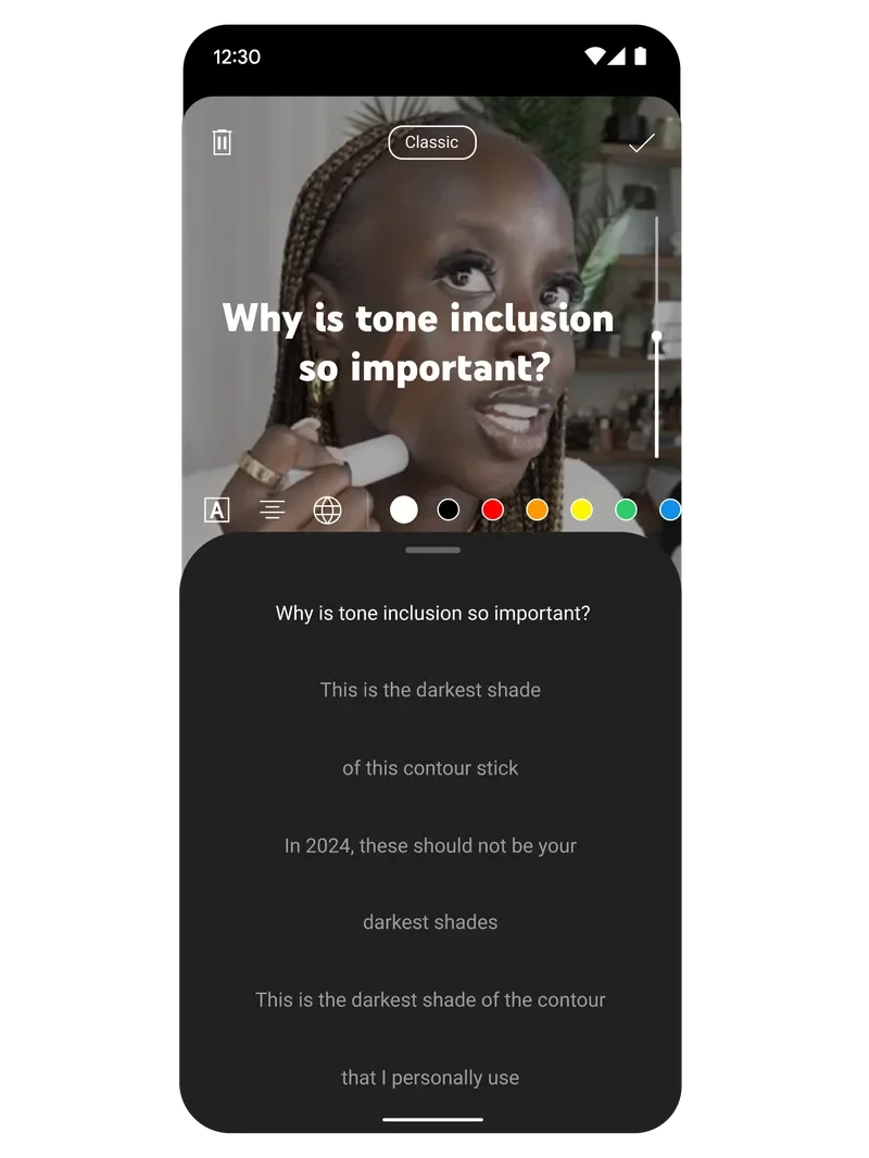 Stylized Captions youtube