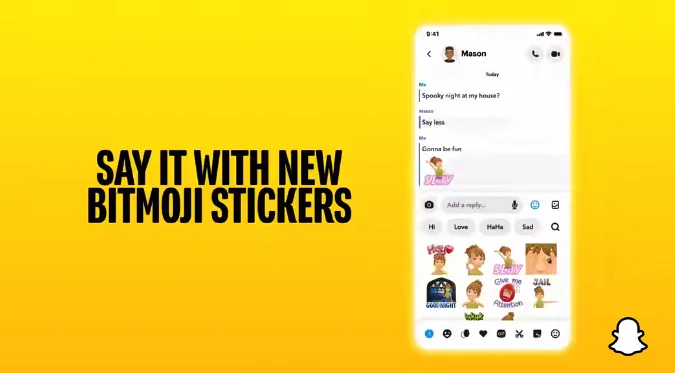 Enhanced Bitmoji Stickers