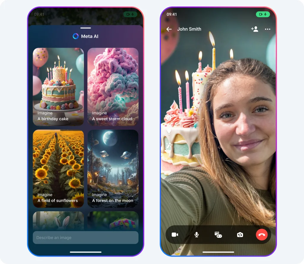 Meta Enhances Messenger with AI Backgrounds and Advanced Calling Features