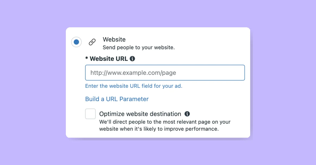 Meta Can Override Your Destination URL with Website Optimization