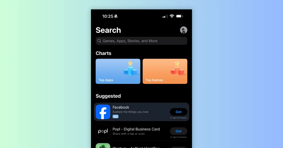Apple Introduces Header Images in App Store Search Tab, Replaces Search Suggestions