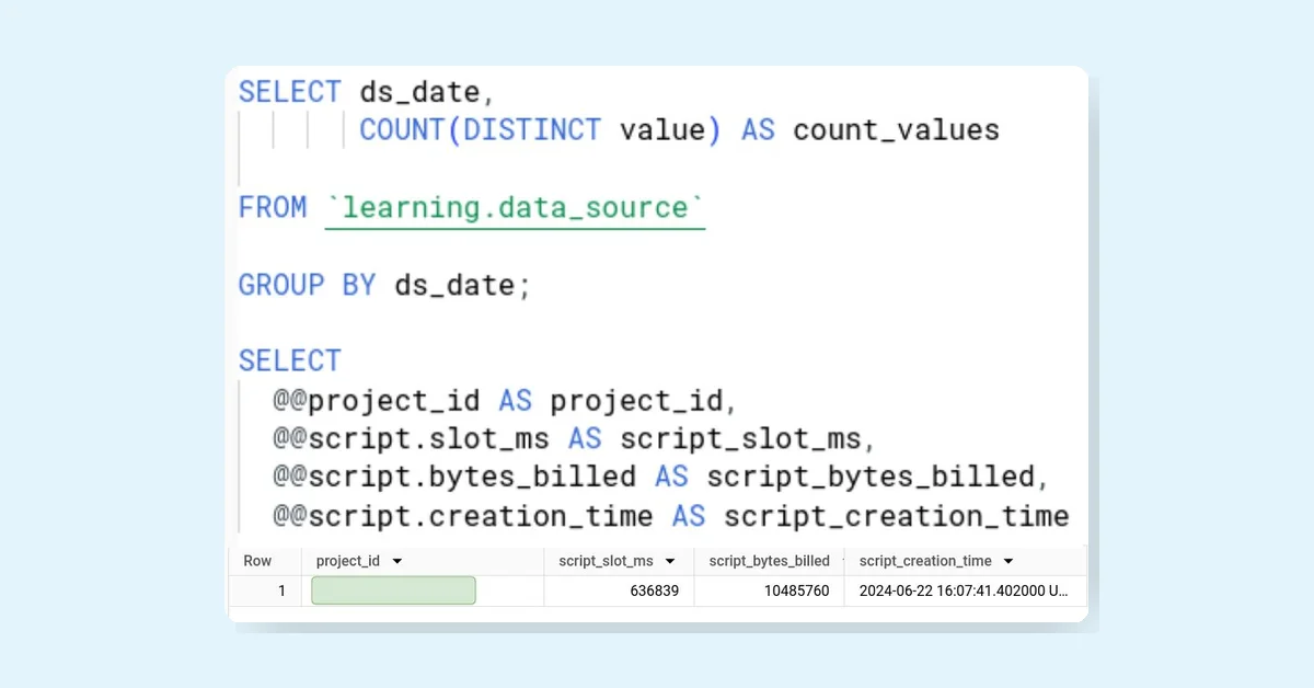 BigQuery System Variables: How to Use Them in Multi-Statement Queries