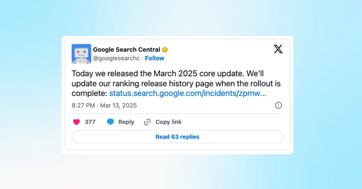 Google Launches First Search Core Update of 2025
