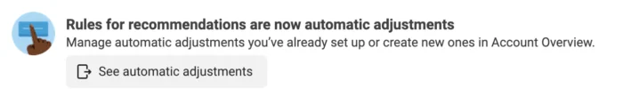 meta ads automatic adjustments