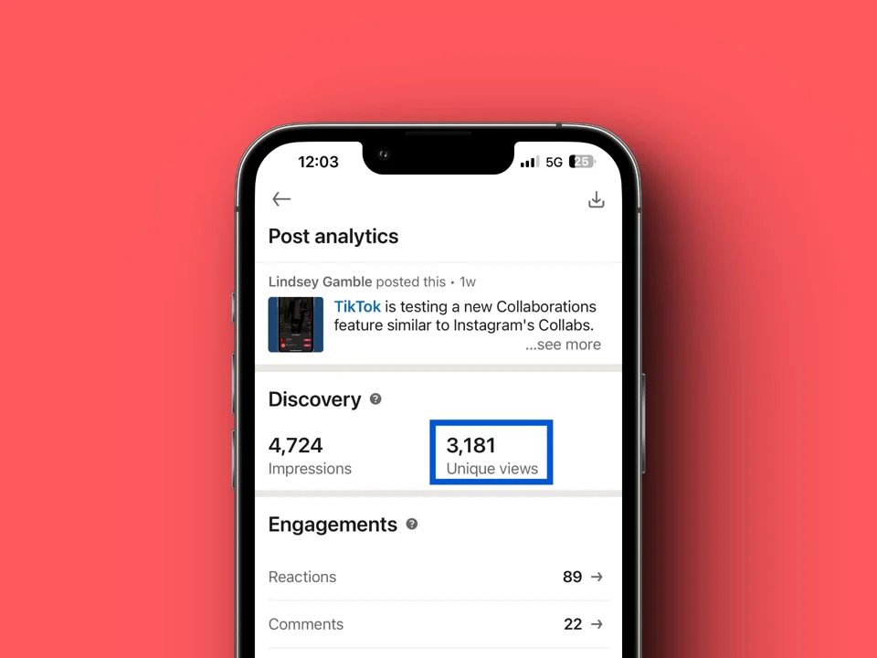 LinkedIn Updates Analytics: Unique Views Metric and Reposts Impression Count