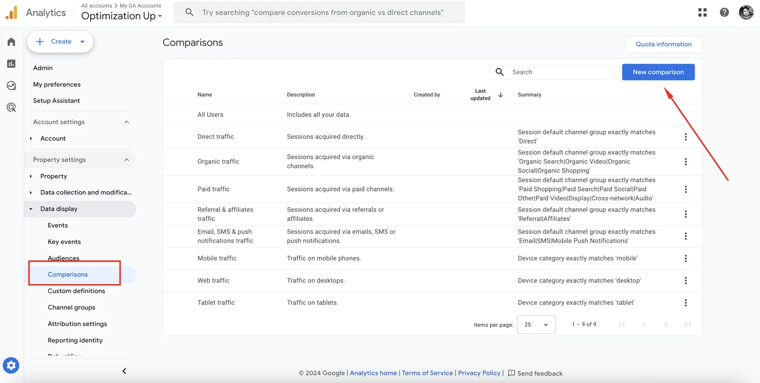 Google Analytics Introduces Saved Comparisons and Advanced Segmentation