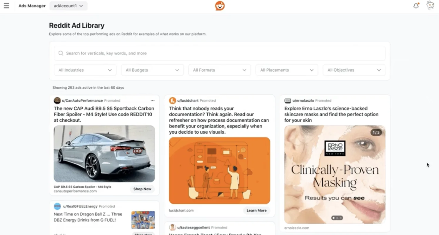 Reddit Ads Library