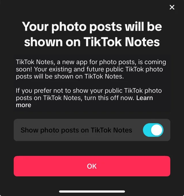 TikTok to Launch New Standalone App for Photo Posts, TikTok Notes