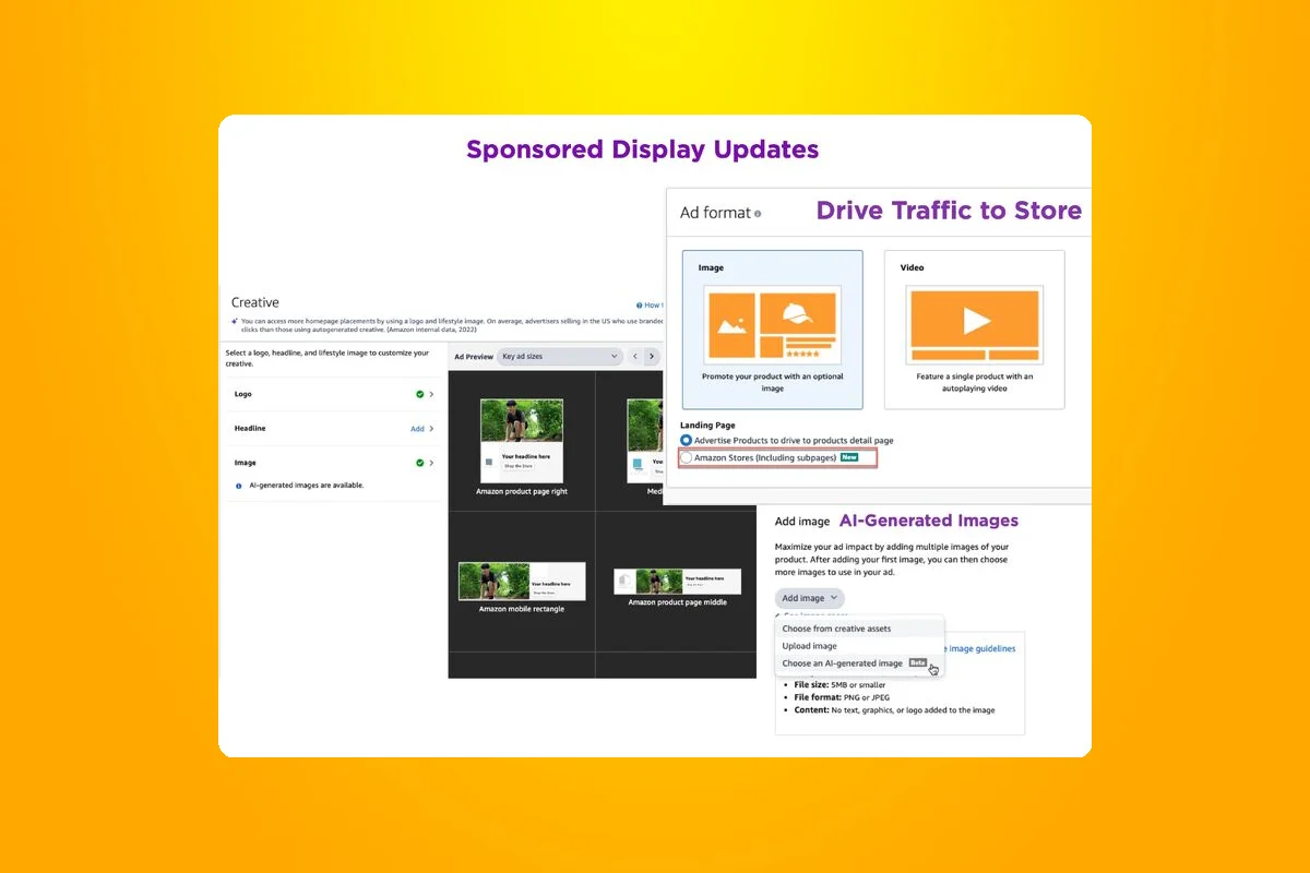 Sponsored Display: Drive Traffic with AI-Generated Options