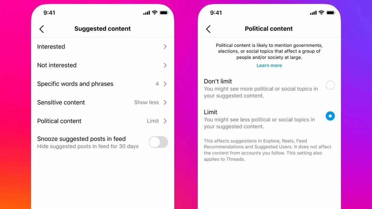 Instagram is limiting political content in your feed