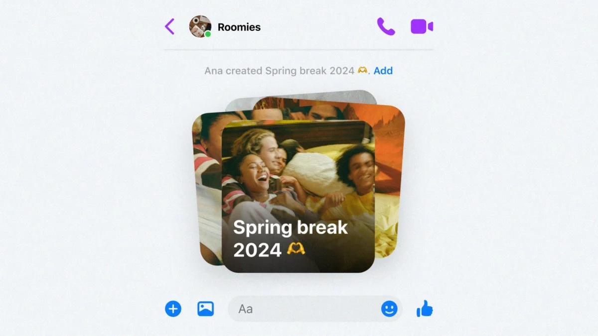 HD Photos, Shared Albums and More on Messenger