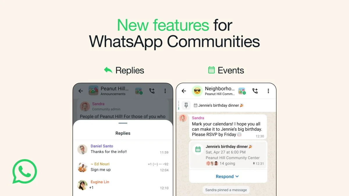 Introducing Today's New Event Organization Feature in WhatsApp
