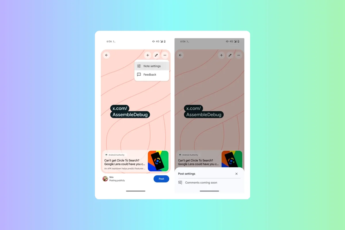 Google Tests Comment Feature for Notes on Search and Discover