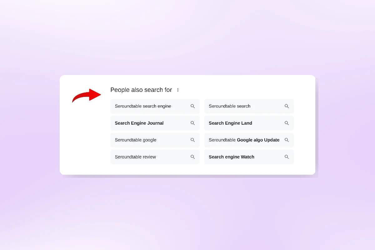 Google May Replace 'Related Searches' with 'People Also Search For'