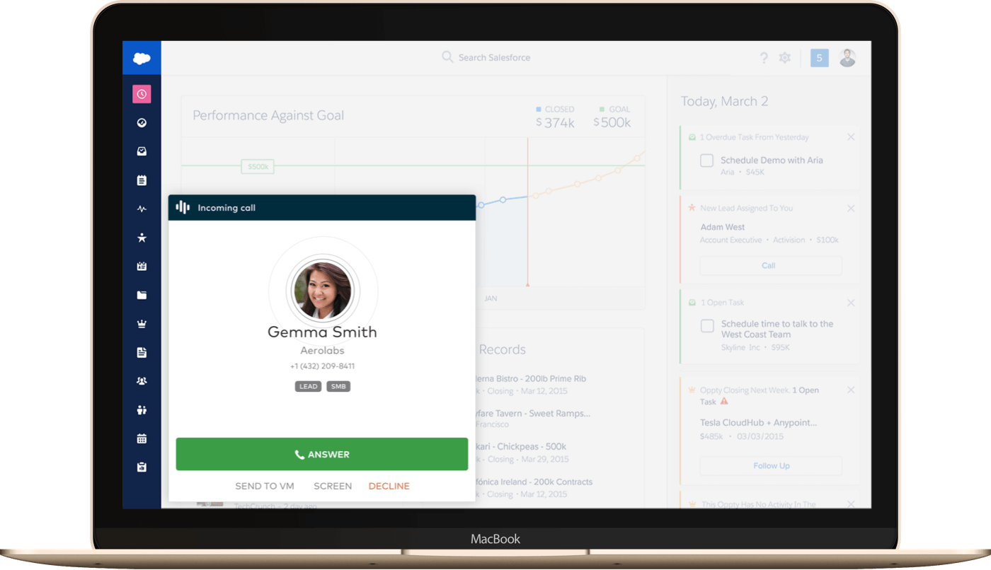 Dialpad and Salesforce Integration