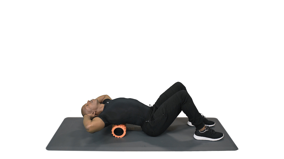 Foam Roller Prayer Stretch — Rehab Hero