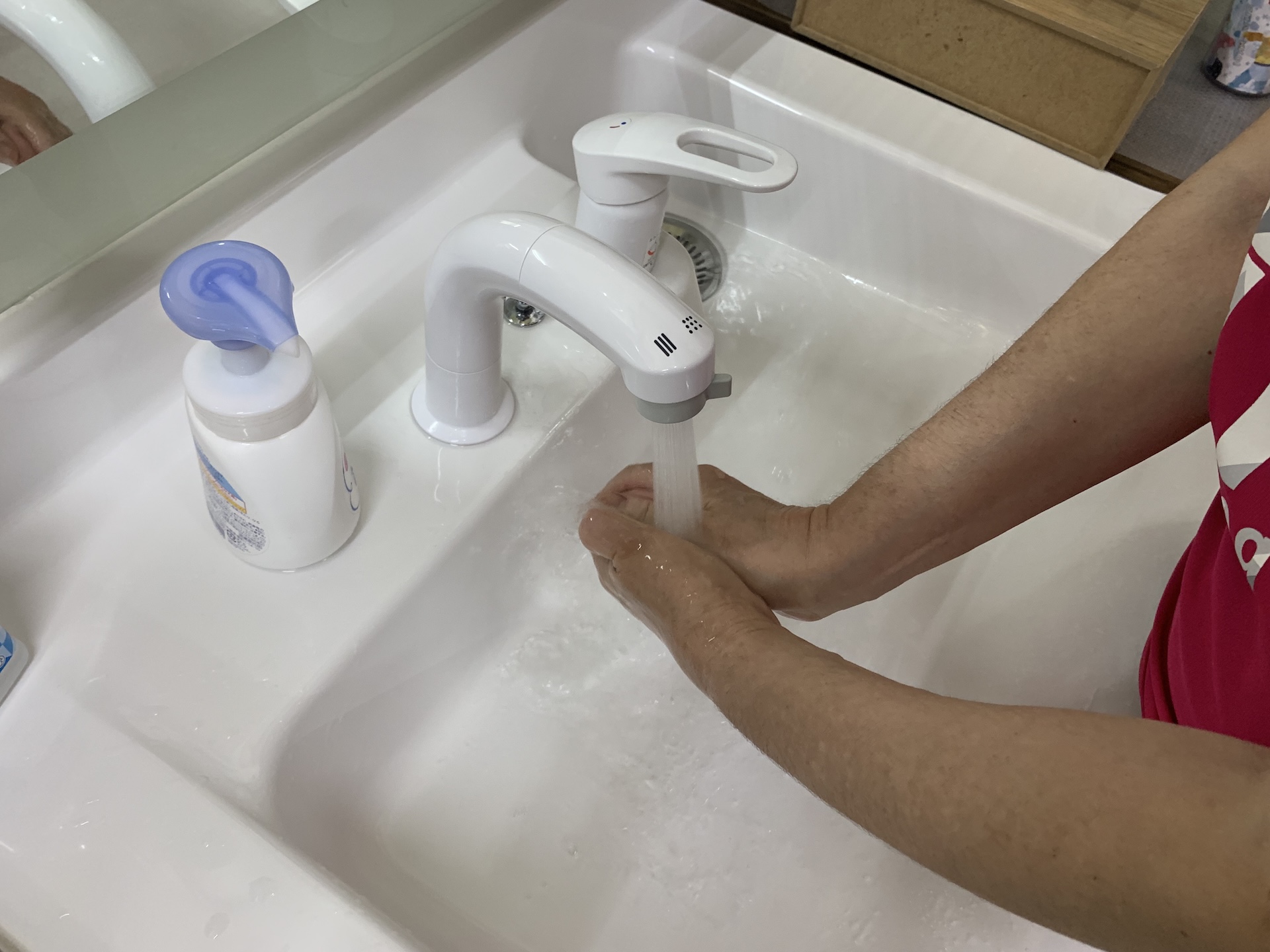 手洗い・水分補給