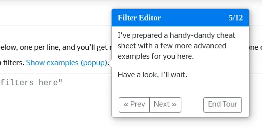 Onboarding tutorial completion step
